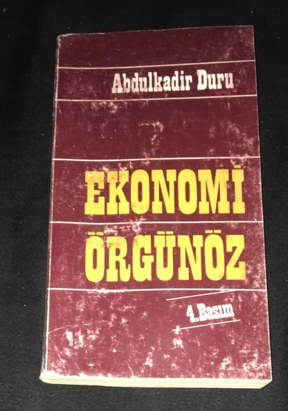 EKONOMİ ÖRGÜNÖZ (Sahafiye Kitap) ürün görseli