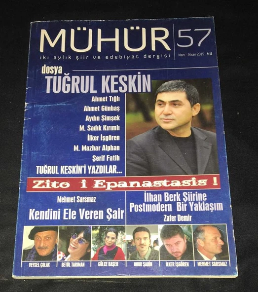 MÜHÜR Dergisi Mart Nisan 2015 Sayı 57 Dosya TUĞRUL KESKİN (Sahafiye Kitap) ürün görseli