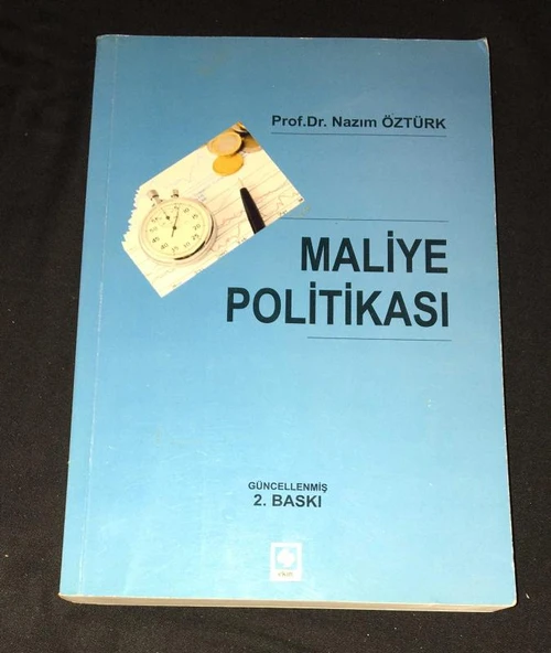 MALİYE POLİTİKASI Güncellenmiş 2.Baskı (Sahafiye Kitap) ürün görseli