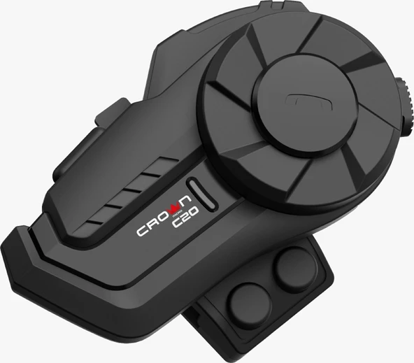 CROWN MICRO C20 Motosiklet Kask Bluetooth interkom Seti - Resim 4