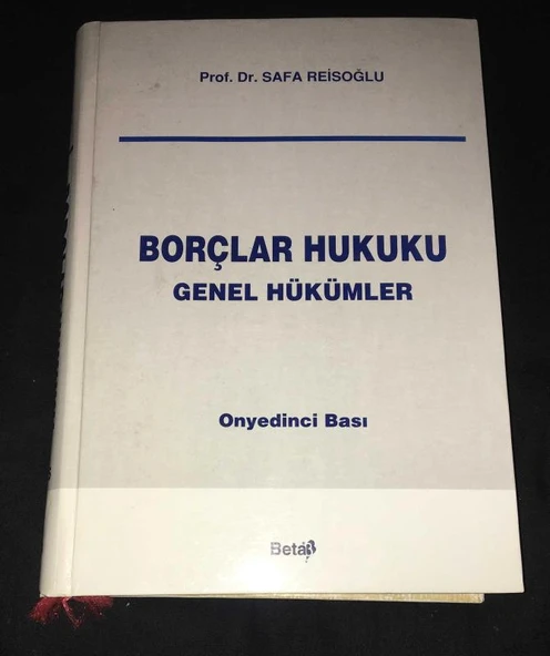 BORÇLAR HUKUKU Genel Hükümler 17.Bası [CİLTLİ] (Sahafiye Kitap) ürün görseli 1