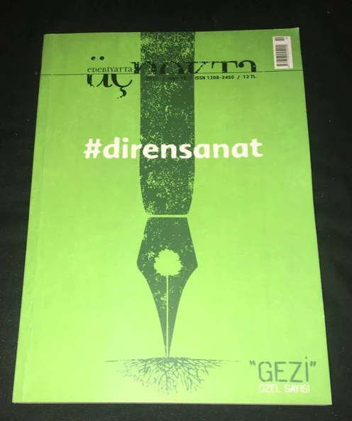 EDEBİYATTA ÜÇ NOKTA 2013 Sayı 10 GEZİ ÖZEL SAYISI (Sahafiye Kitap) ürün görseli