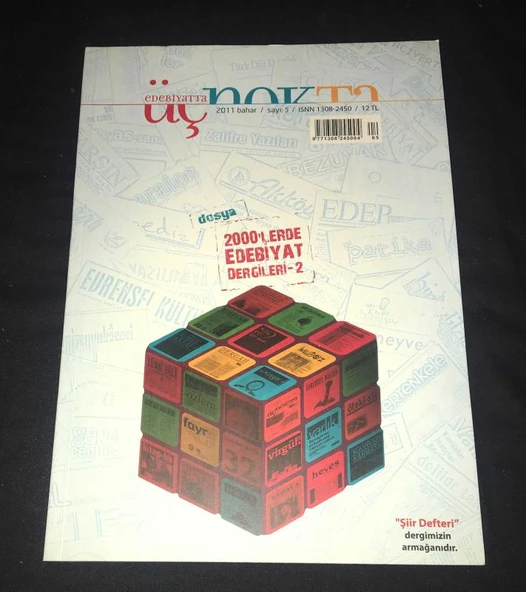 EDEBİYATTA ÜÇ NOKTA Bahar 2011 Sayı: 5 Dosya: 2000'LERDE EDEBİYAT DERGİLERİ 2 (Sahafiye Kitap) ürün görseli