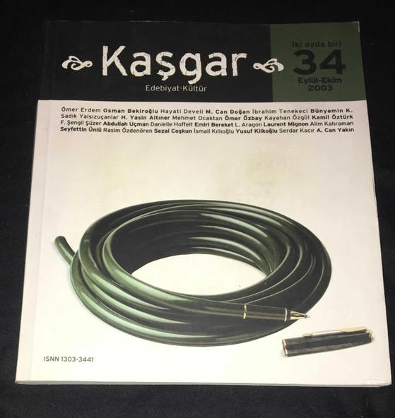 KAŞGAR Eylül Ekim 2003 Sayı 34 (Sahafiye Kitap) ürün görseli