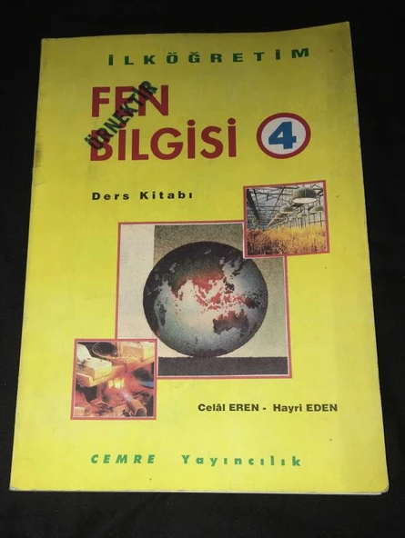 İLKÖĞRETİM FEN BİLGİSİ 4 Ders Kitabı (Sahafiye Kitap)