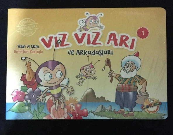 VIZ VIZ ARI VE ARKADAŞLARI [Çizgilerle Değerler Eğitimi] (Sahafiye Kitap)