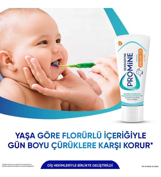 Sensodyne Promine Bebekler İçin Diş Macunu 0-2 Yaş - 4