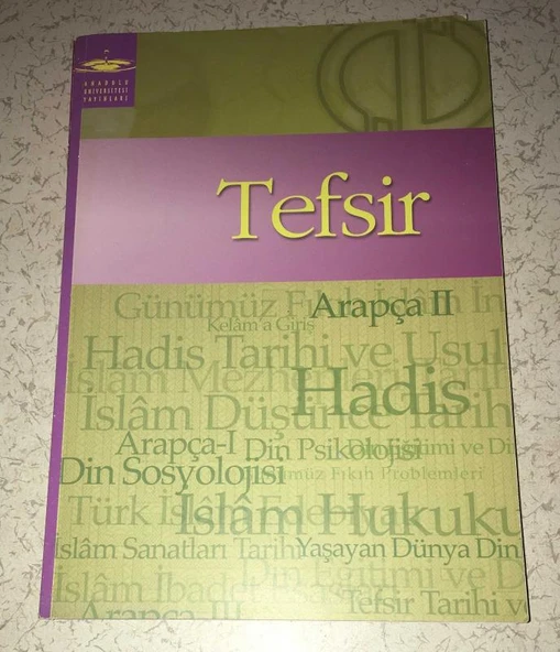 AÖF - TEFSİR (Sahafiye Kitap) ürün görseli 1