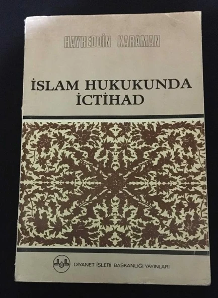 İSLAM HUKUKUNDA İCTİHAD 3.Baskı (Sahafiye Kitap) ürün görseli 1