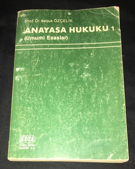 ANAYASA HUKUKU 1 Umumi Esaslar (Sahafiye Kitap) ürün görseli 1