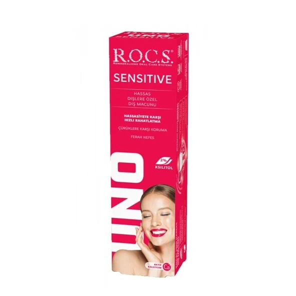 R.O.C.S.Uno Sensitive Hassas Dişlere Özel Diş Macunu 60 ml - 2