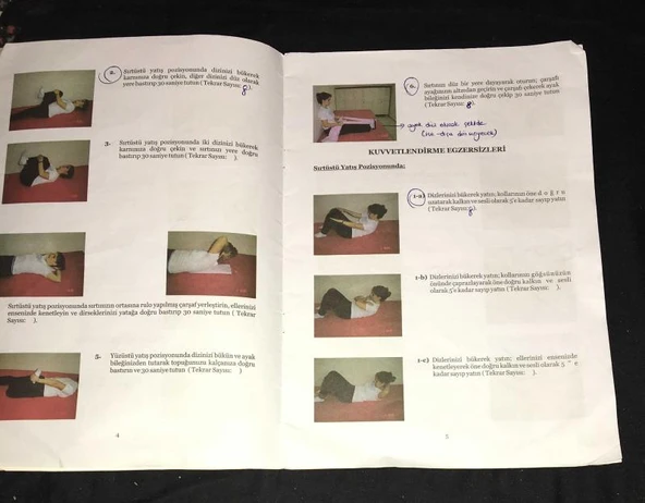 KAS HASTALARI İÇİN EGZERSİZ KİTAPÇIĞI [2.EL KİTAPTIR] (Sahafiye Kitap) - 2