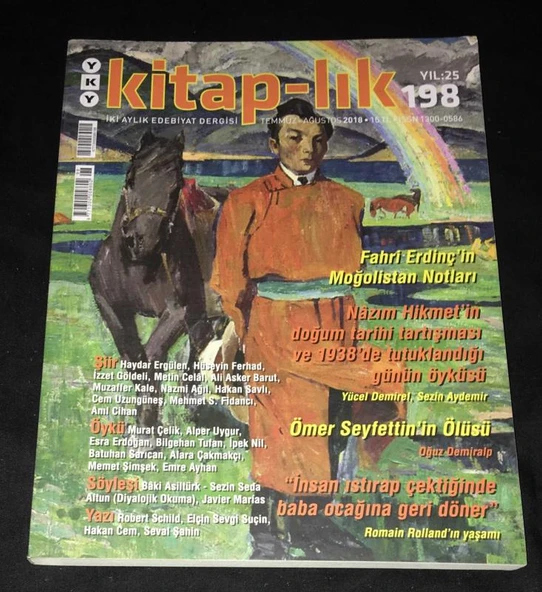 KİTAP-LIK Temmuz Ağustos 2018 Sayı 198 ÖMER SEYFETTİN'İN ÖLÜSÜ-OĞUZ DEMİRALP (Sahafiye Kitap)