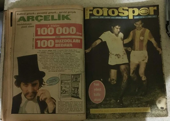 FOTOSPOR Dergisi 1968 - 1969 Sıralı 102-130.Sayılar [toplam 29 sayı] (Sahafiye Kitap) - 2