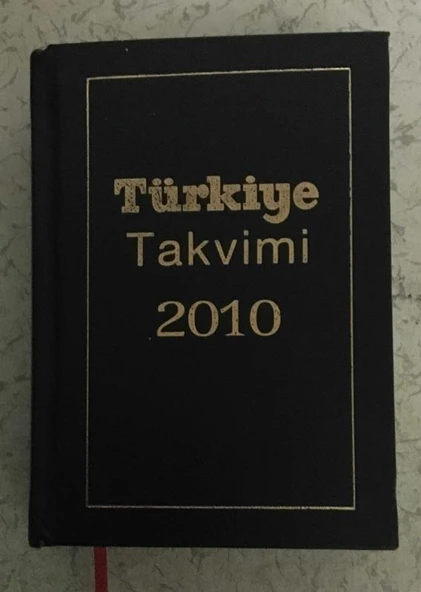 TÜRKİYE TAKVİMİ 2010 [Tam ve Ciltli] (Sahafiye Kitap) - 1
