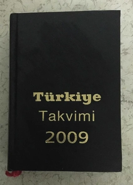 TÜRKİYE TAKVİMİ 2009 [Tam ve Ciltli] (Sahafiye Kitap) - 1