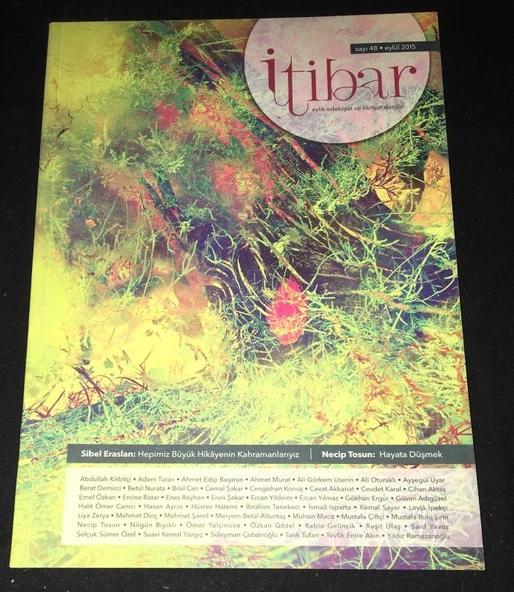 İTİBAR Dergisi Eylül 2015 Sayı 48 (Sahafiye Kitap) ürün görseli