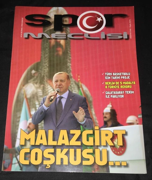 SPOR MECLİSİ Ağustos 2018 Sayı 77 MALAZGİRT COŞKUSU (Sahafiye Kitap)