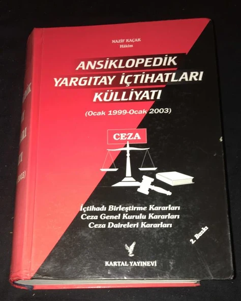 ANSİKLOPEDİK YARGITAY İÇTİHATLARI KÜLLİYATI Ocak 1999 - Ocak 2003 [2.BASKI] (Sahafiye Kitap) ürün görseli 1