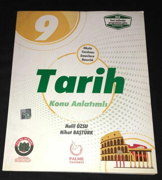 Palme yayınevi - TARİH KONU ANLATIMLI 9.SINIF (Sahafiye Kitap) ürün görseli 1