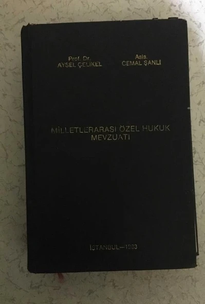 MİLLETLERARASI ÖZEL HUKUK MEVZUATI (Sahafiye Kitap) ürün görseli 1