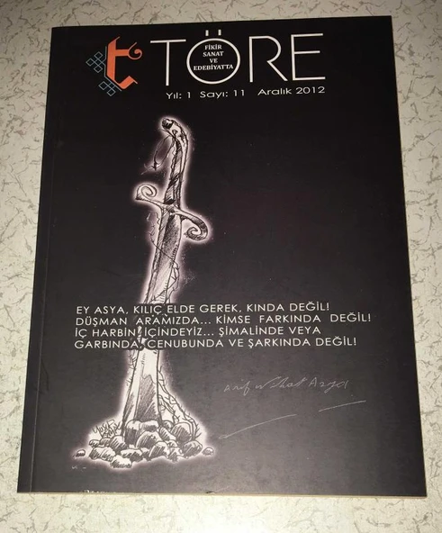 TÖRE Dergisi Aralık 2012 Sayı 11 Hatıralarla Mehmet Akif Ersoy-Ömer Aydoğan (Sahafiye Kitap)