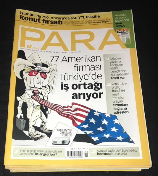 PARA 27 Nisan - 3 Mayıs 2008 Sayı 18 [77 Amerikan firması Türkiye'de iş ortağı arıyor] (Sahafiye Kitap) ürün görseli