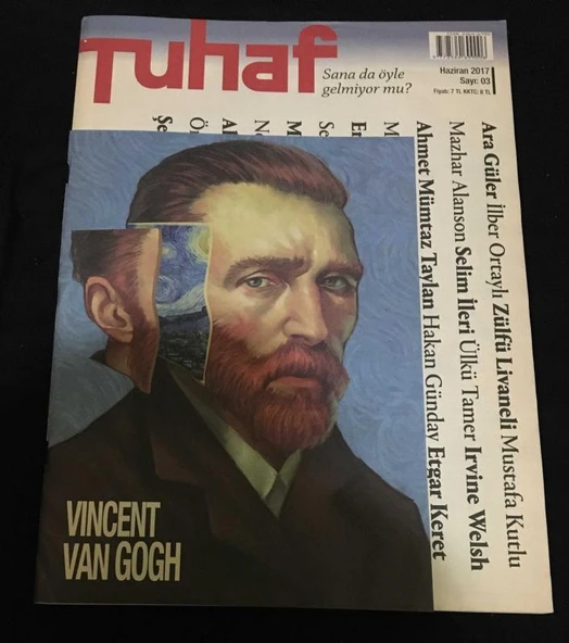 TUHAF Haziran 2017 Sayı 3 VINCENT VAN GOGH (Sahafiye Kitap) ürün görseli 1