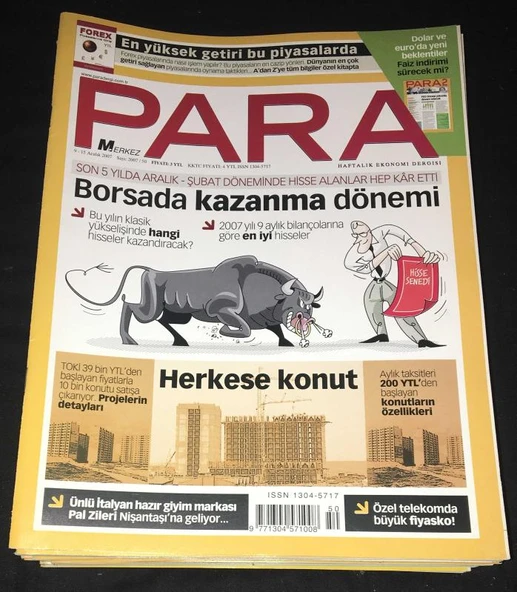 PARA 9-15 Aralık 2007 Sayı 50 ÖZEL TELEKOMDA BÜYÜK FİYASKO (Sahafiye Kitap)
