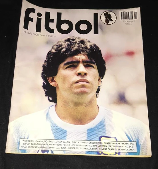 FİTBOL Eylül 2015 Sayı 1 [MARADONA POSTERİ] (Sahafiye Kitap)