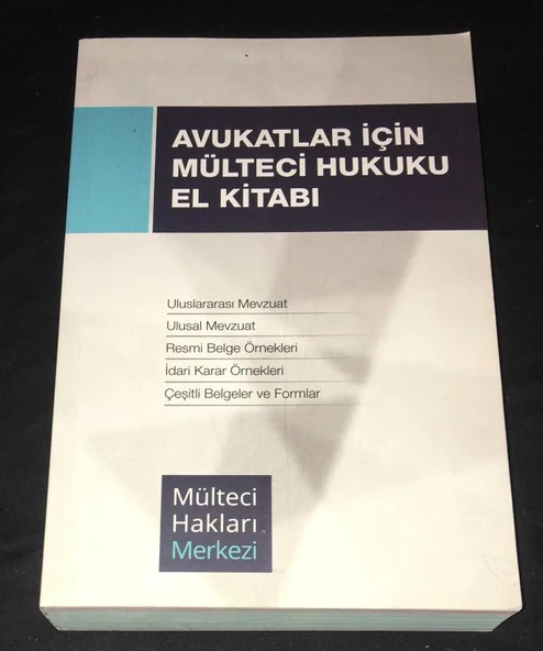 AVUKATLAR İÇİN MÜLTECİ HUKUKU EL KİTABI (Sahafiye Kitap) ürün görseli 1