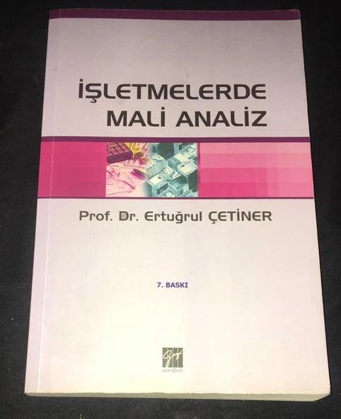 İŞLETMELERDE MALİ ANALİZ 7.Baskı [2.EL KİTAPTIR] (Sahafiye Kitap) ürün görseli