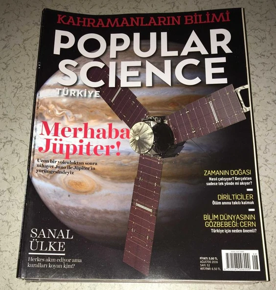 POPULAR SCIENCE TÜRKİYE Ağustos 2016 Sayı 52 SANAL ÜLKE Herkes akın ediyor ama kuralları koyan kim (Sahafiye Kitap) ürün görseli 1