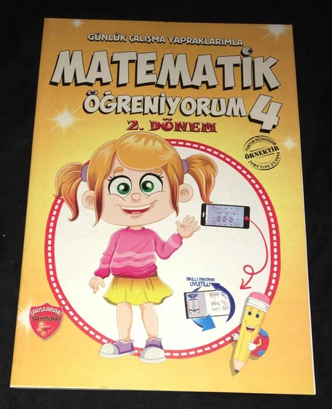 Günlük Çalışma Yapraklarımla MATEMATİK ÖĞRENİYORUM 4.Sınıf 2.Dönem (Sahafiye Kitap)