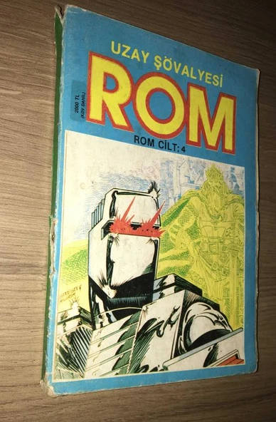 ROM 4.Cilt UZAY ŞÖVALYESİ [Karda Gümüş Örümcekler,Denizler Altında [2 Bölüm] (Sahafiye Kitap)