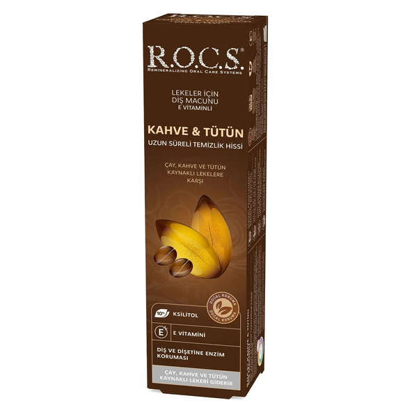 R.O.C.S. Kahve ve Tütün Lekelerine Karşı Diş Macunu 60ml