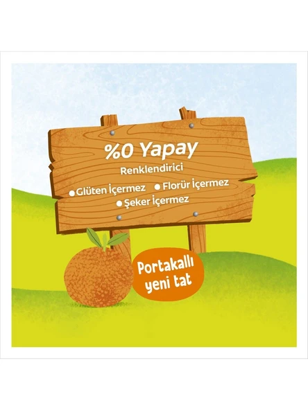 Colgate Kids Portakal Aromalı Florürsüz Diş Macunu 3-5 Yaş 60 ml - 4