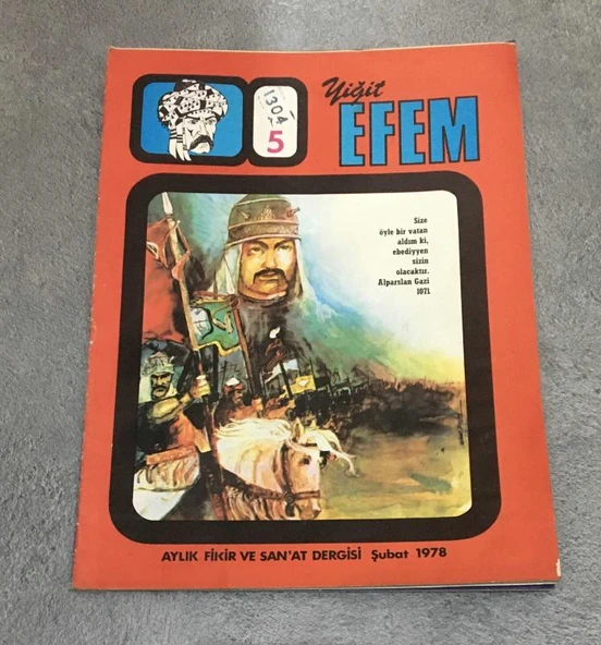 YİĞİT EFEM Dergisi Şubat 1978 Yıl 1 Sayı 5 AYDIN'DAN BAZI TÖRELER -AYDIN İLİ TARİHİ - (Sahafiye Kitap) ürün görseli 1