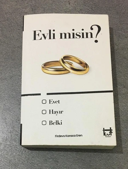 EVLİ MİSİN (Sahafiye Kitap) ürün görseli 1