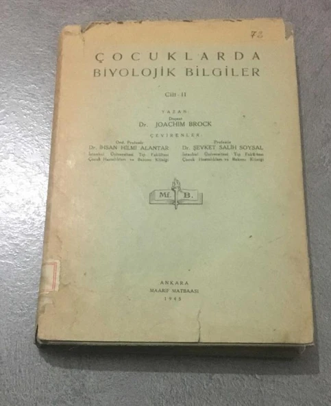 ÇOCUKLARDA BİYOLOJİK BİLGİLER 2.Cilt -Ciltli-Şömizli- (Sahafiye Kitap) ürün görseli 1