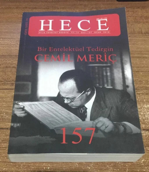 HECE Ocak 2010 Sayı 157 CEMİL MERİÇ ÖZEL SAYISI (Sahafiye Kitap) ürün görseli 1