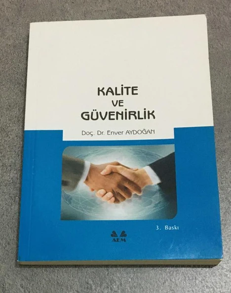 KALİTE VE GÜVENİRLİK 3.BASKI (Sahafiye Kitap) ürün görseli 1