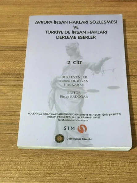 AVRUPA İNSAN HAKLARI SÖZLEŞMESİ VE TÜRKİYE'DE İNSAN HAKLARI DERLEME ESERLER 2.Cilt (Sahafiye Kitap) ürün görseli 1