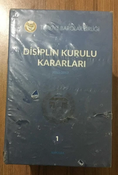 DİSİPLİN KURULU KARARLARI 2013 - 2017 [ 3 Cilt Takım ] (Sahafiye Kitap) - Resim 2