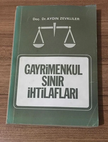 GAYRİMENKUL SINIR İHTİLAFLARI (Sahafiye Kitap) ürün görseli 1