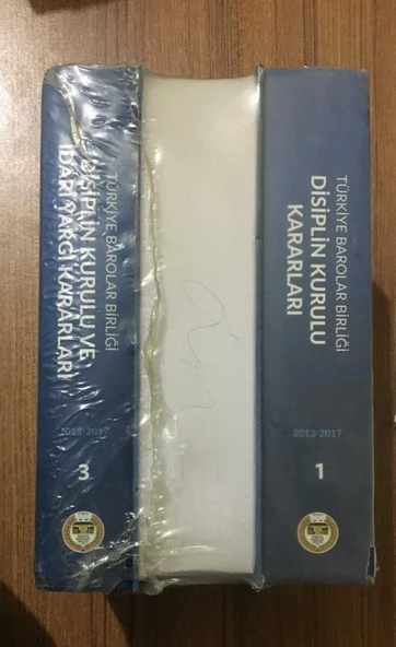 DİSİPLİN KURULU KARARLARI 2013 - 2017 [ 3 Cilt Takım ] (Sahafiye Kitap) ürün görseli 1