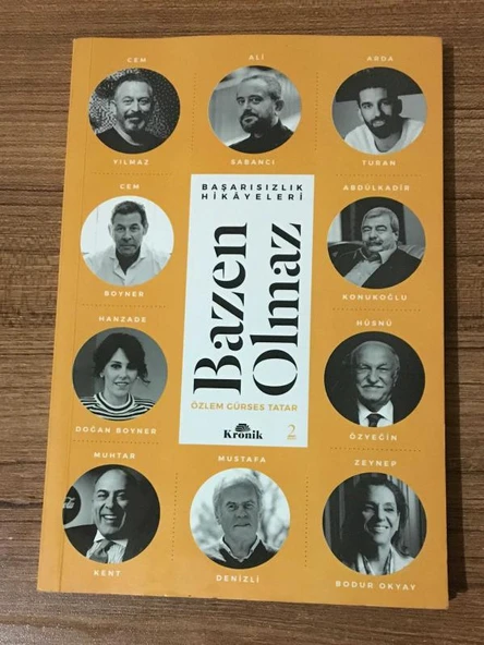 Başarısızlık Hikayeleri BAZEN OLMAZ 2.BASKI (Sahafiye Kitap) ürün görseli