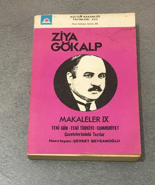 Ziya Gökalp MAKALELER IX - Birinci Baskı - (Sahafiye Kitap) ürün görseli 1
