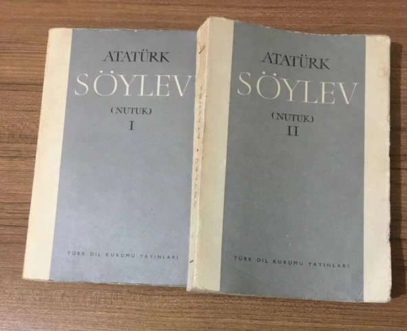ATATÜRK SÖYLEV Nutuk 2 Cilt [Takım] (Sahafiye Kitap) ürün görseli 1