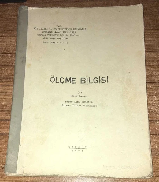 ÖLÇME BİLGİSİ (Sahafiye Kitap) ürün görseli 1